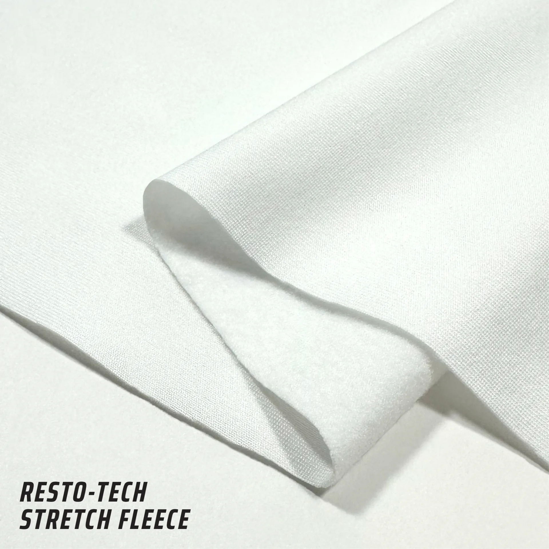RT Stretch Fleece fabric texture and appearance